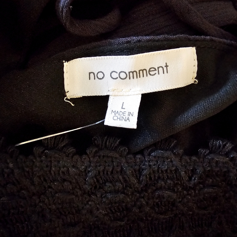 No Coment Bohemian Black Sleeveless Tiered Dress NWT - Picture 6 of 12